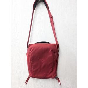 Osprey Nano Port Shoulder Bag Red Messenger Laptop Hiking Commuter